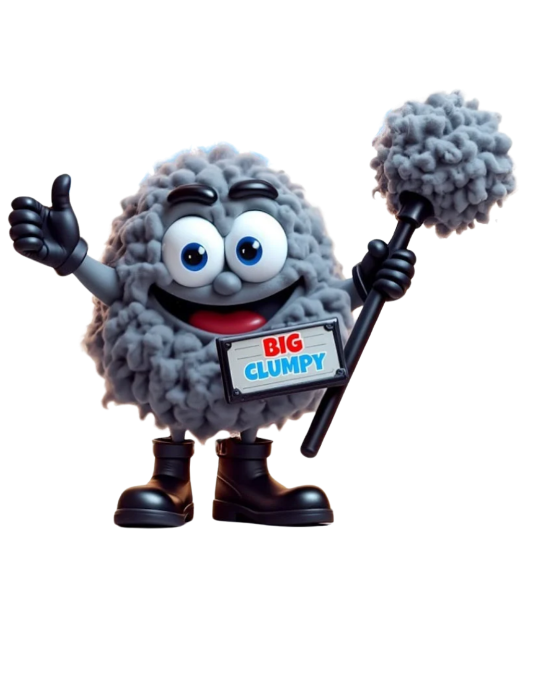Big Clumpy — Lint Away's mascot